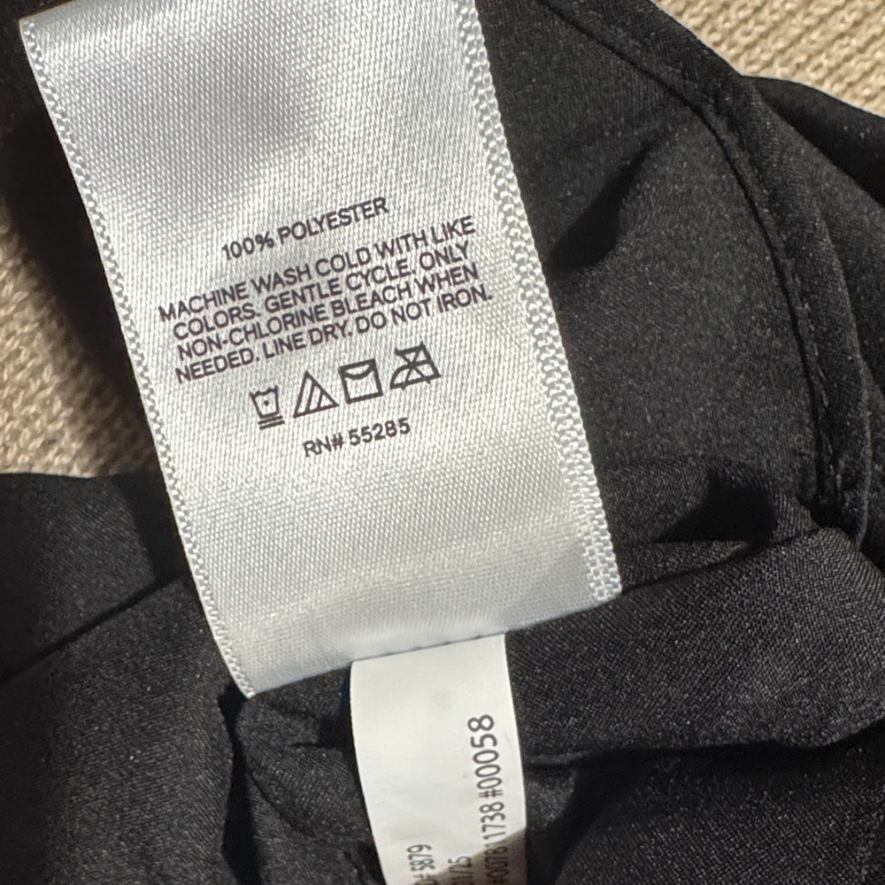 Express Black Pleated Backless Dress - Picture 6 of 6